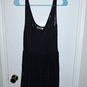 Midnight Hour Black Lace Dress